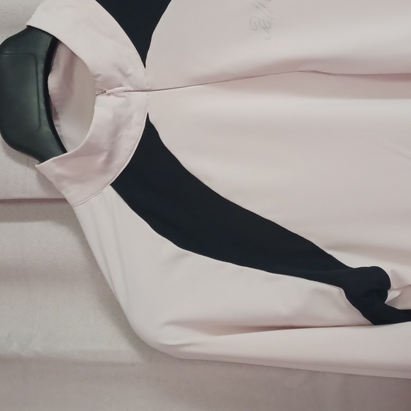 B Vertigo Nancy Equestrian Training Top, Long Sleeve, Black And Cream - Picture 4 of 16